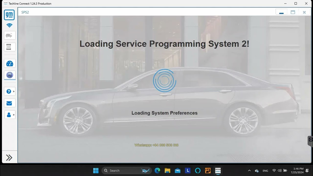 GM SPS2 programming online access