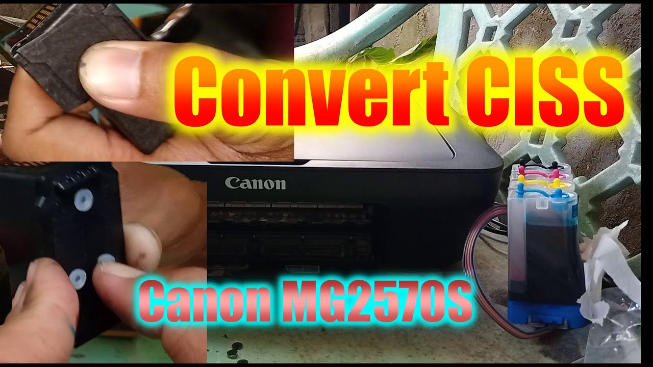 Canon MG2570S Printer Conver to CISS