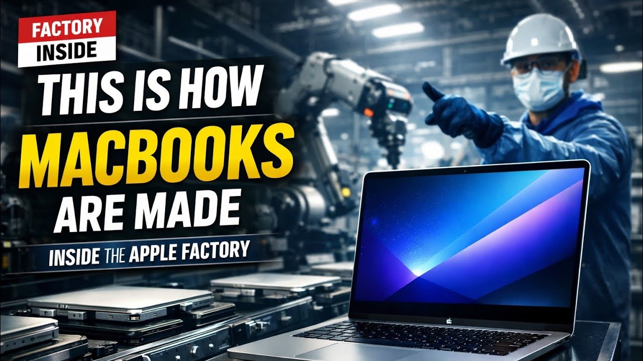 Inside the MacBook Factory 🔥 Apple’s Advanced Manufacturing Process Revealed