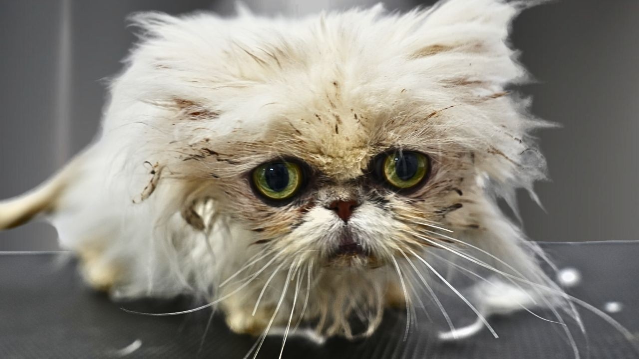 6 Severely Matted Shelter Cats...I Could Only Save 3