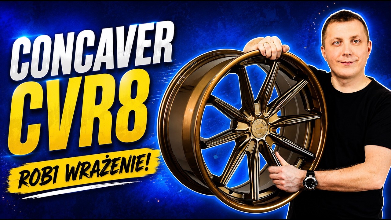 FelgoZnawcy #69 💥 Nowy Model💥 Concaver Wheels CVR8🔥 20'' 8,5 + 10 Blank Glossy Bronze