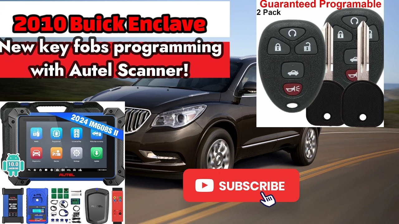 Как запрограммировать брелоки для ключей Chevrolet для Buick Enclave 2010 года выпуска.