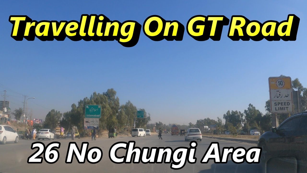 Evening Drive On GT Road 26 No Chungi Area Rawalpindi | Exploring Beautiful Pakistan