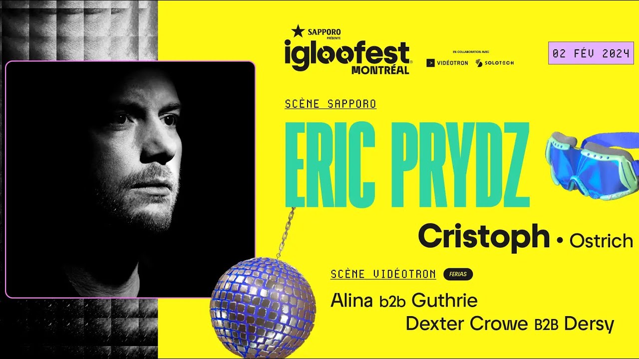 Eric Prydz @ Igloofest, Montréal, 02/02/24 (Full Set)
