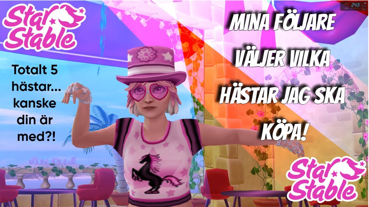 MINA FÖLJARE VÄLJER VILKA HÄSTAR JAG SKA KÖPA! (5 hästar, 4000sc)