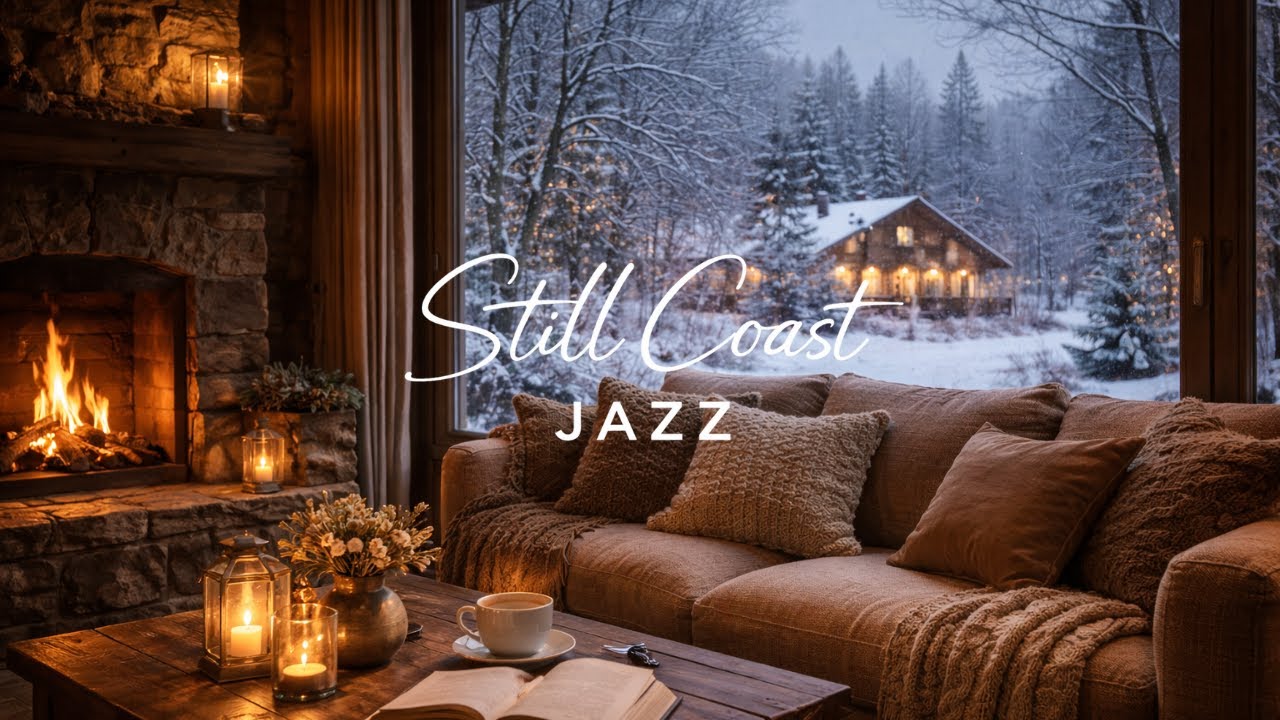 Winter Jazz ❄️ Cozy Chalet Ambience to Relax
