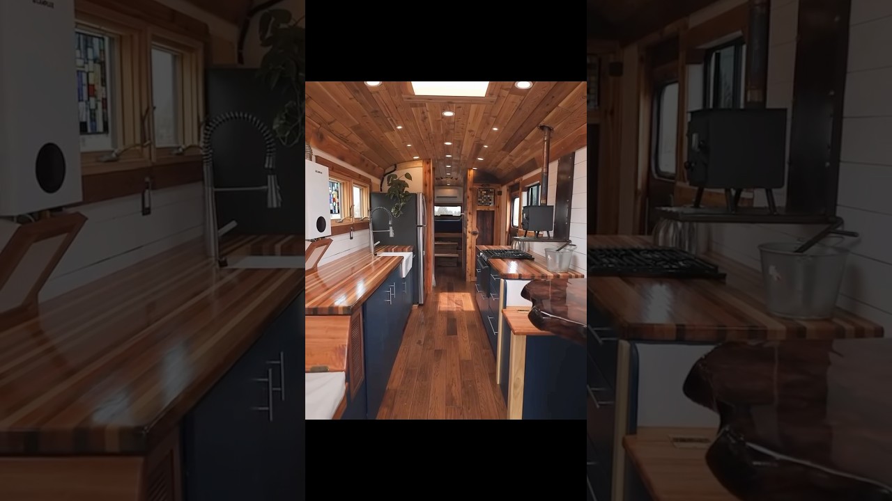 Ten mały domek w kształcie autobusu to dzieło sztuki 🔥