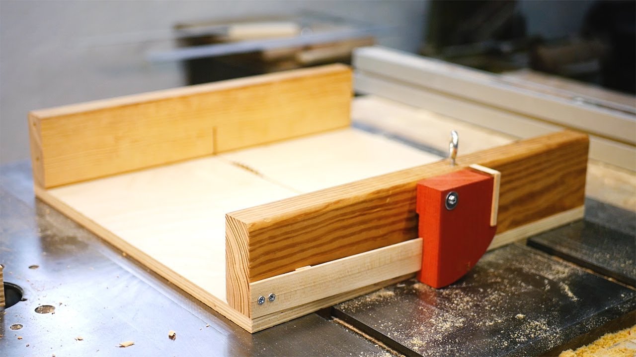 Cross Cut Sled w/ Finger Joint Jig Insert