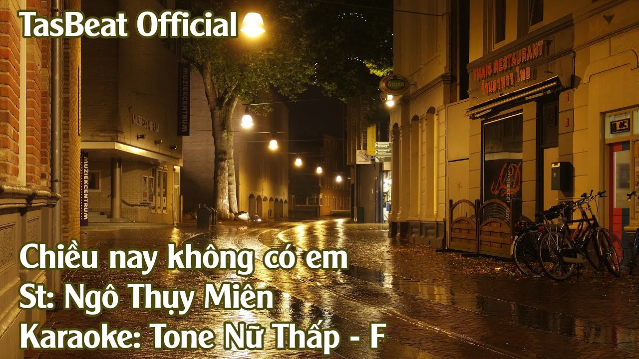 Karaoke Chiều nay không có em - Tone Nữ Thấp | TAS BEAT