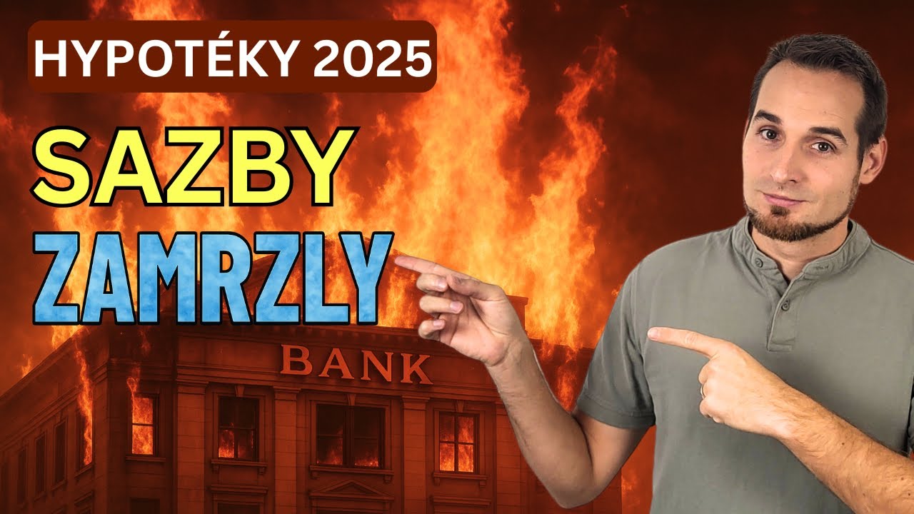 Hypotéky 2025: V bankách to vře, ale sazby zamrzly. Proč neklesají?