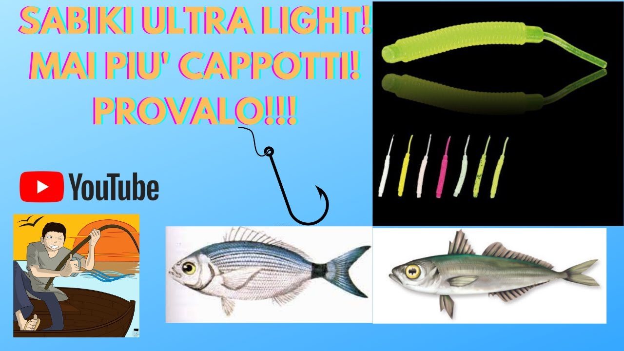 SABIKI ULTRA LIGHT IRRESISTIBILE PER TUTTI I TIPI DI PESCE! PROVALA!