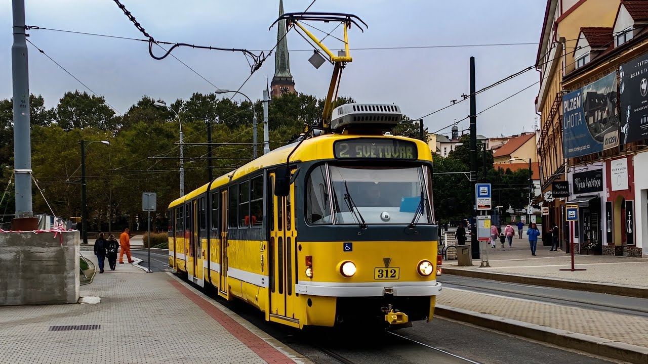Linka 2 Anglické nábřeží - Světovar. Jízda vozem 312 typu Pars Nova K3R-NT. 30. září 2024 #tramvaj