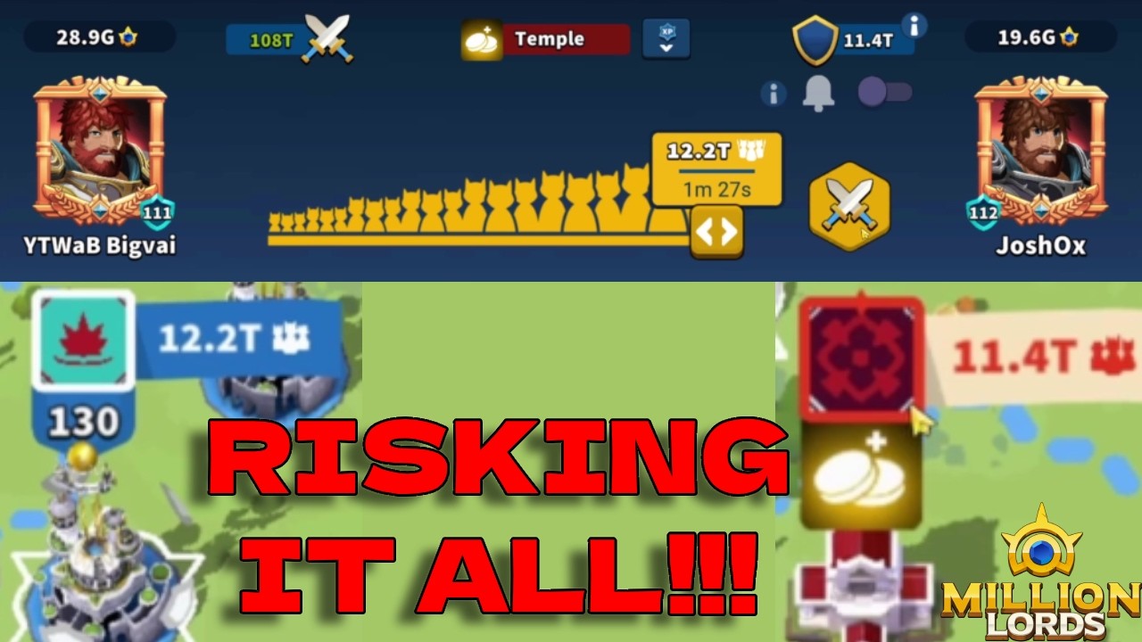 Риск, который может положить всему конец!!! (Миллион лордов)