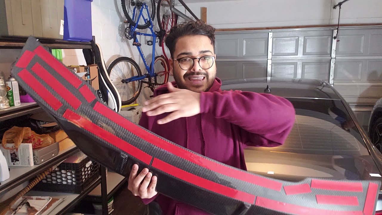 Audi RS3 Ducktail Spoiler Unboxing & Full Install