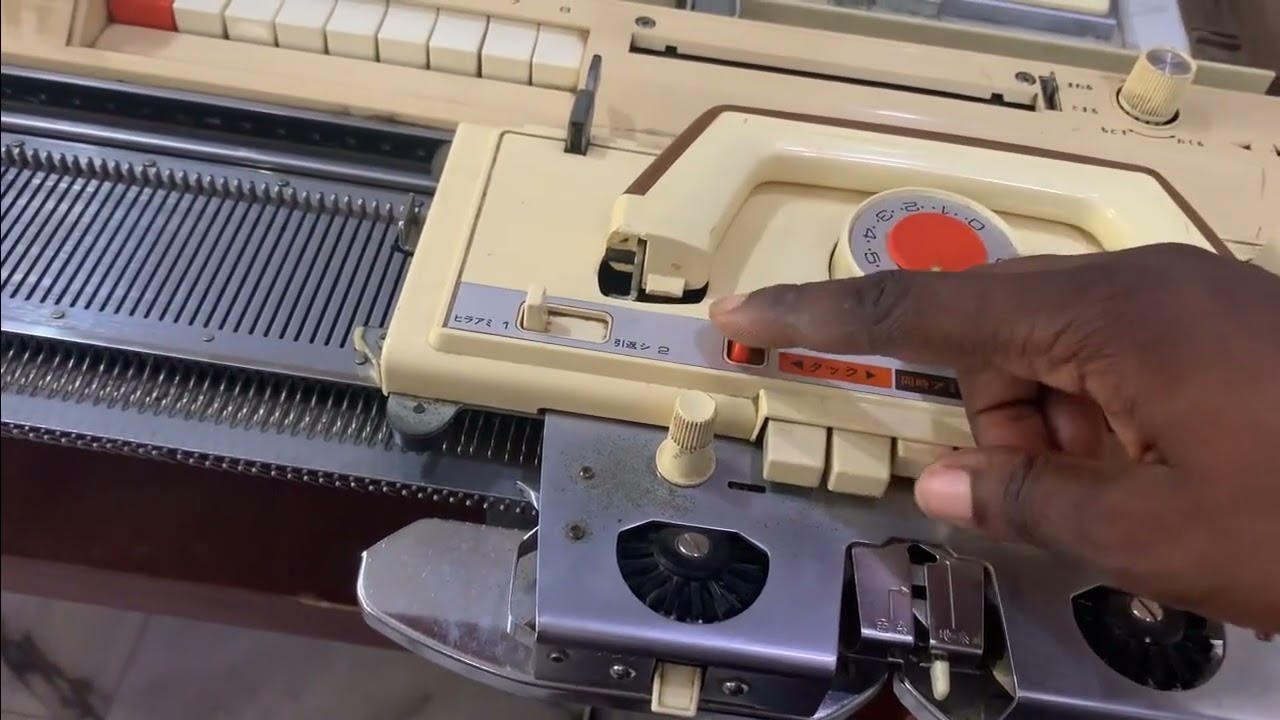 Parts of the Brother Knitting Machine