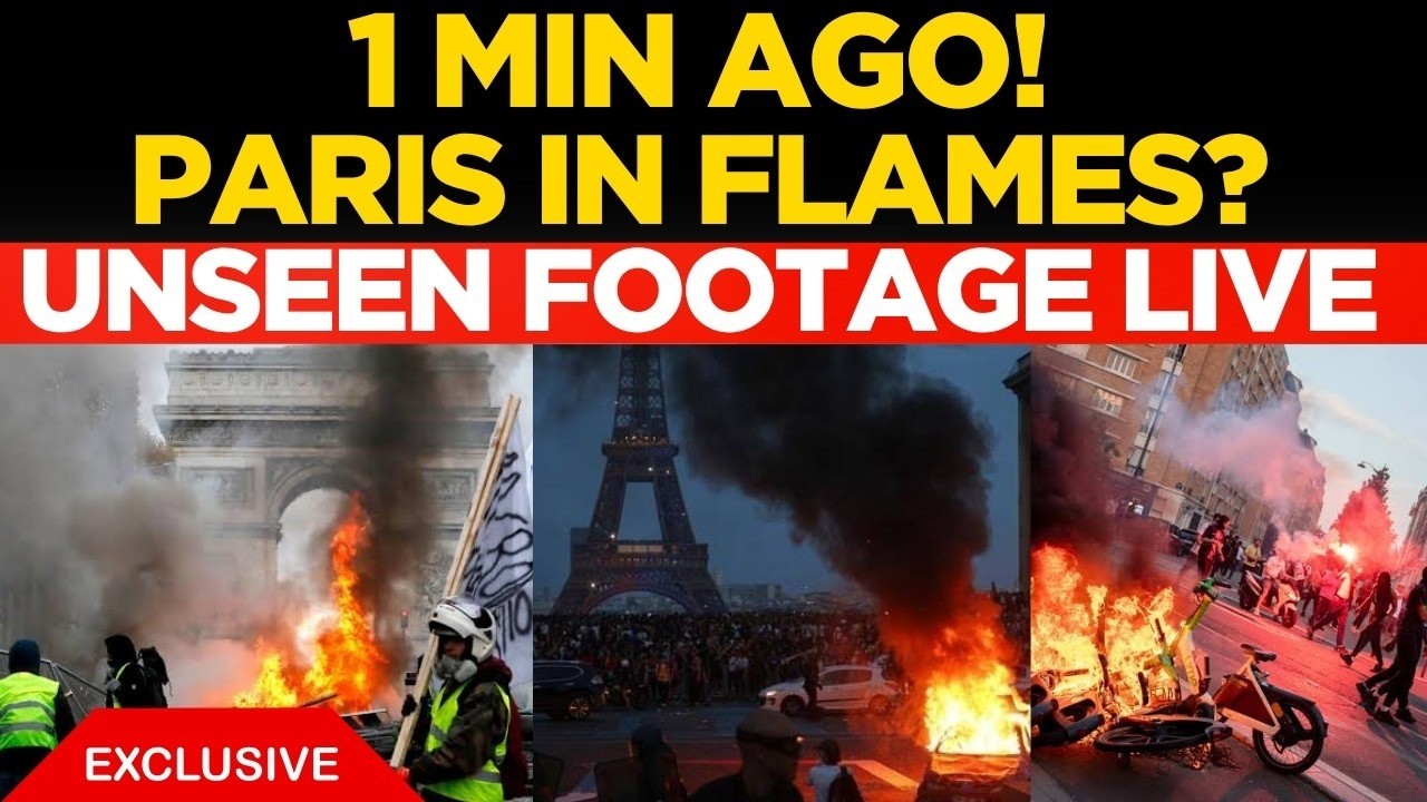 Breaking News LIVE: Police Clash With Protesters in Paris | France Protest LIVE | Paris In Flames?