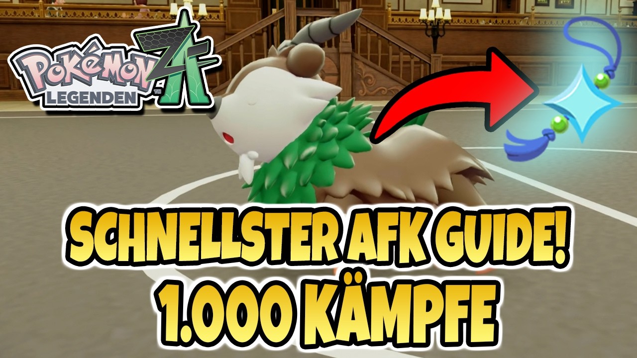 Pokémon Legenden Z-A: Schnellster AFK Trick für Magnolias 1000 Kämpfe Belohnung!