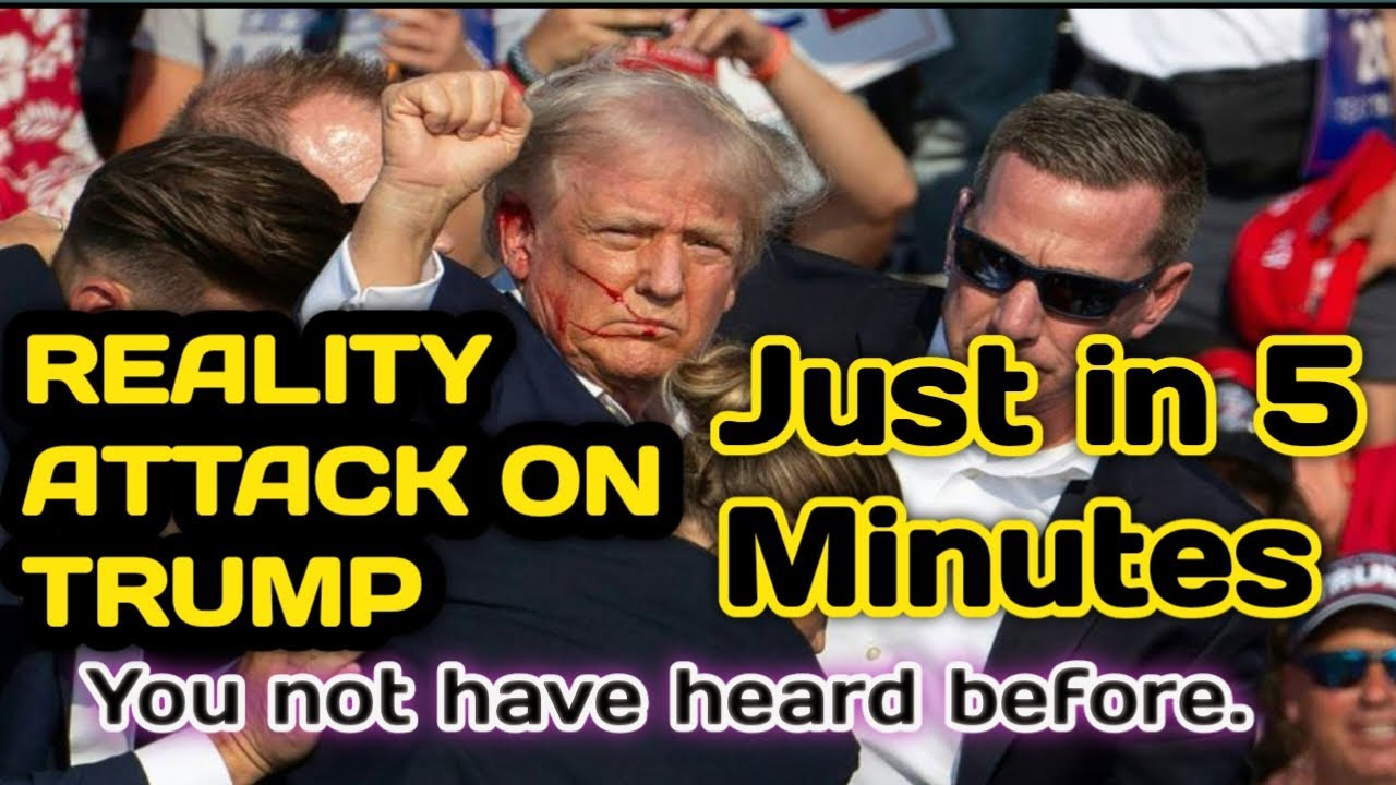 "Assassination Attempt on Donald Trump | 2024 Attack Just in 5 Minutes!