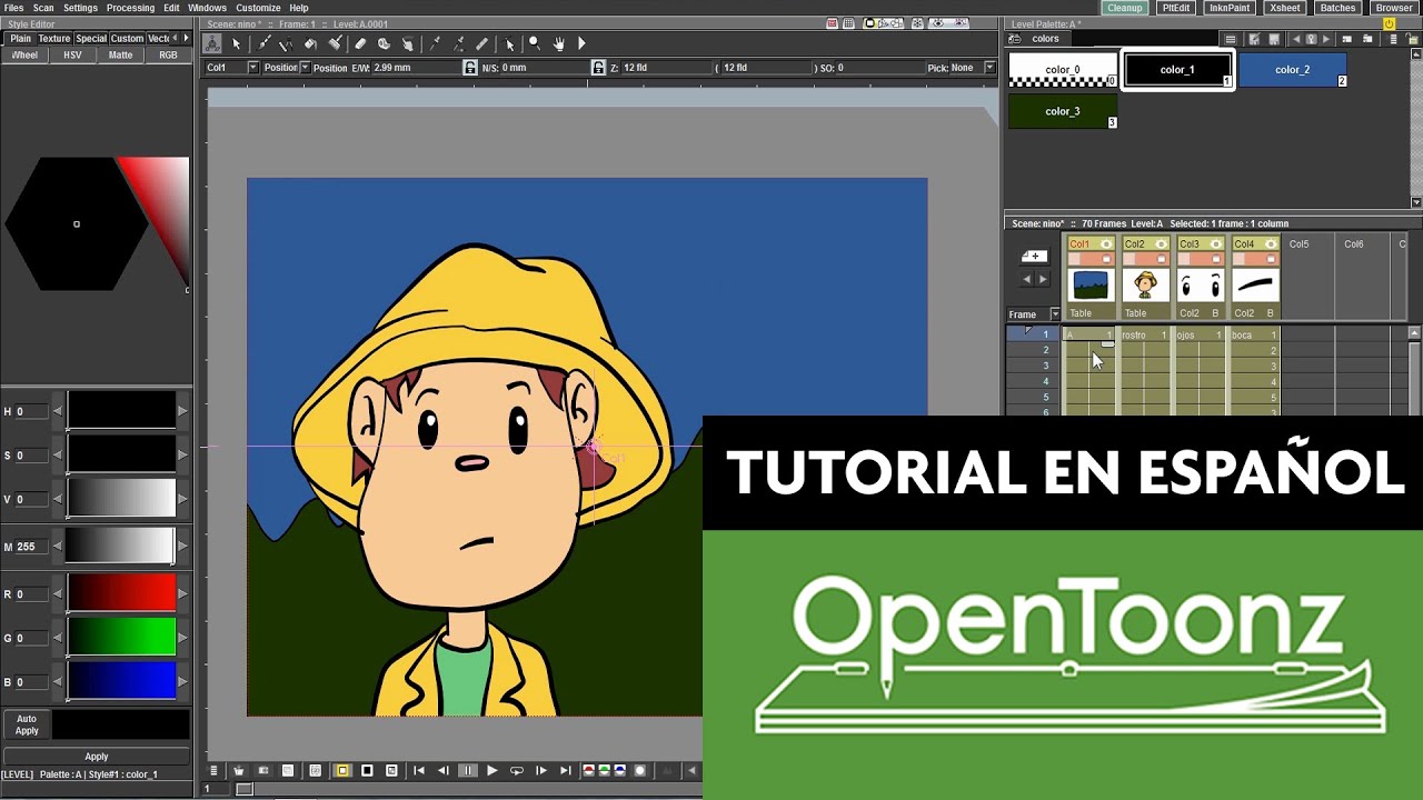 Tutorial OpenToonz  Básico