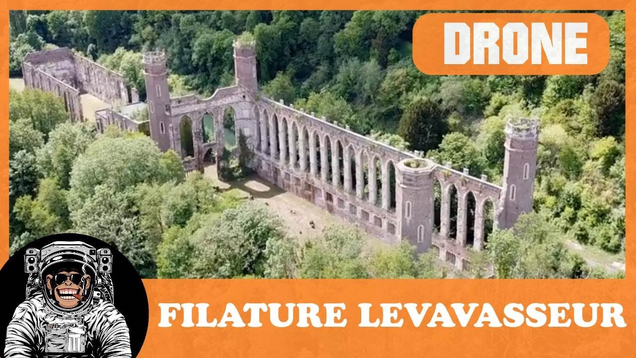 Filature Levavasseur, Pont Saint-Pierre / Fontaine-Guérard - Drone 4K