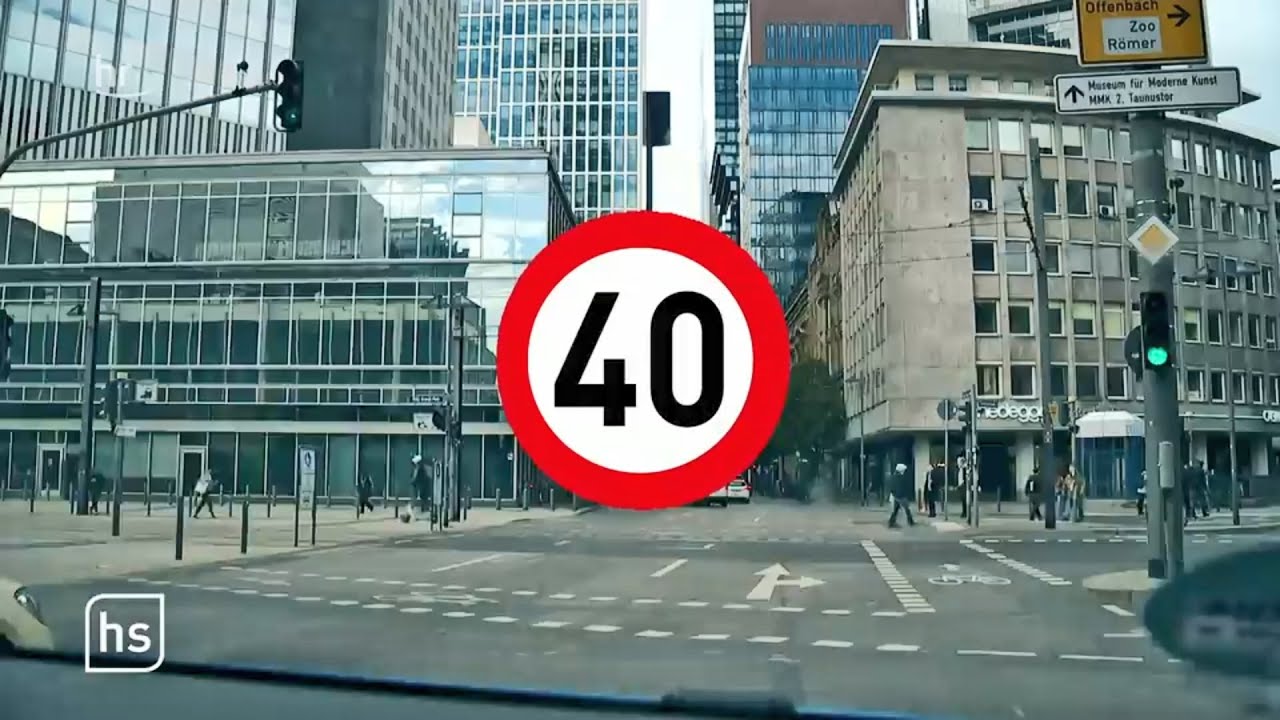 Frankfurt: Tempo 40 in der Innenstadt ab 2021 | hessenschau