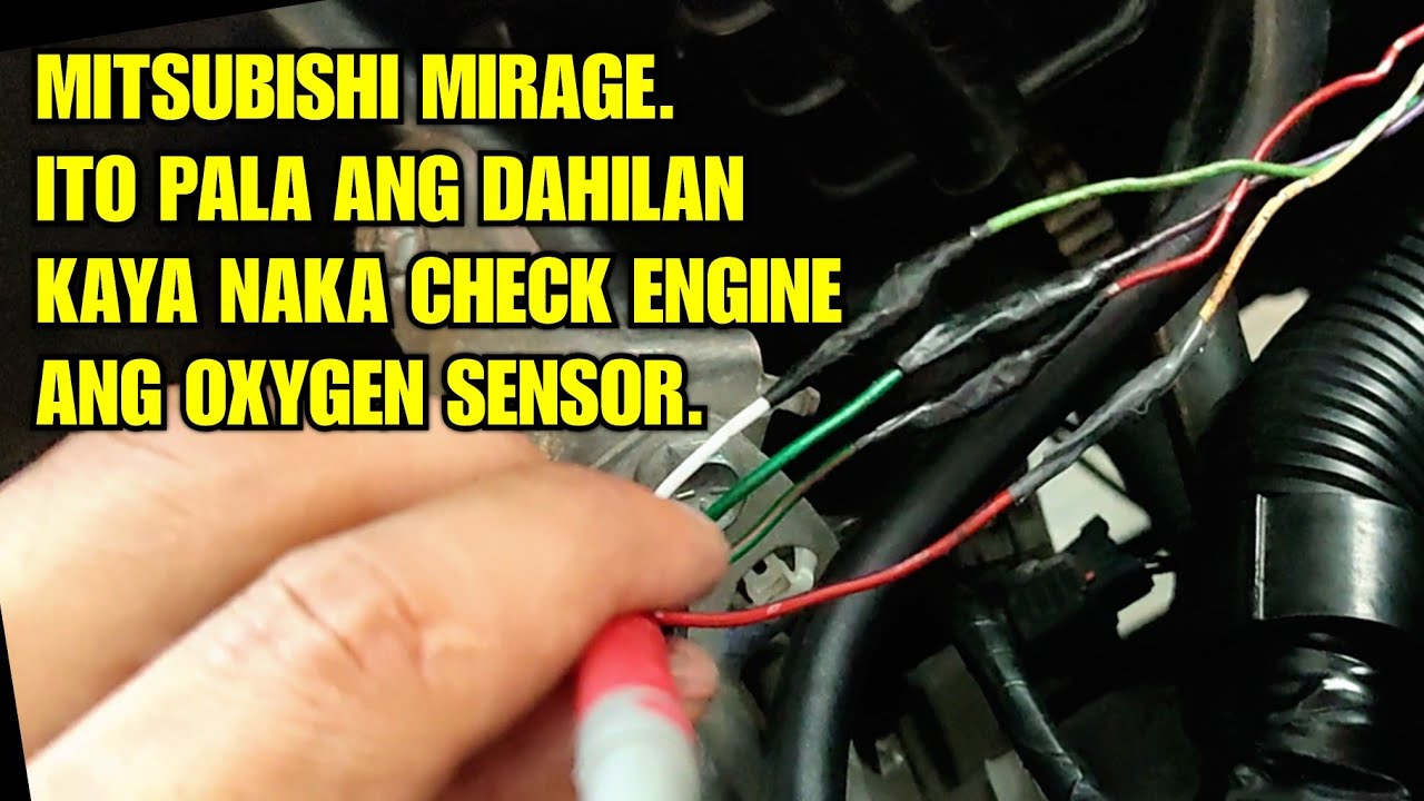 MITSUBISHI MIRAGE NAG CHECK ENGINE DAHIL SA OXYGEN SENSOR.