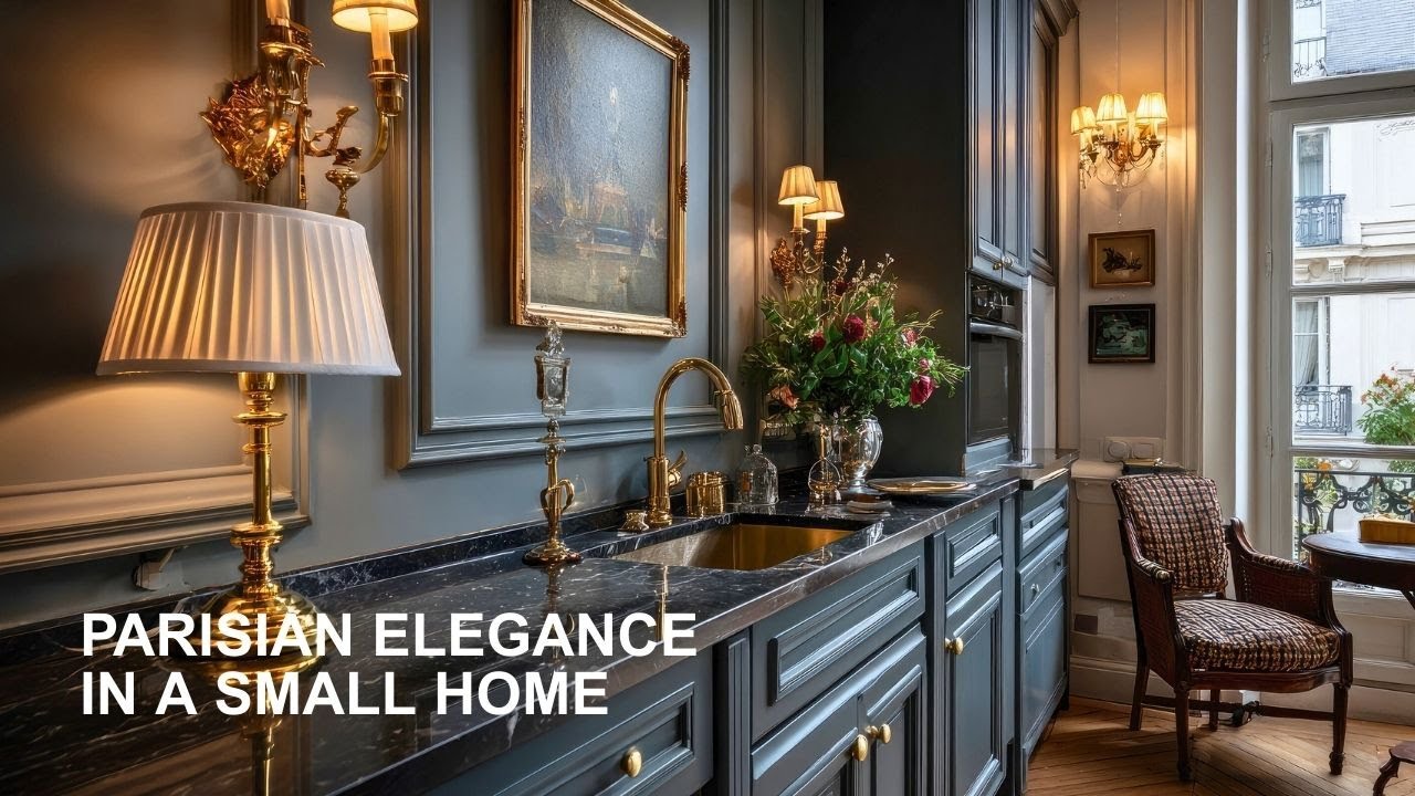 Parisian Elegance in a Small Home: How Small Spaces Feel Luxurious