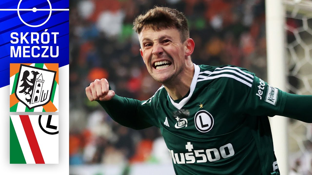 ZAGŁĘBIE - LEGIA | SKRÓT | RAZ, DWA, TRZY I CZWARTE MIEJSCE W TABELI! | EKSTRAKLASA | 18. KOLEJKA