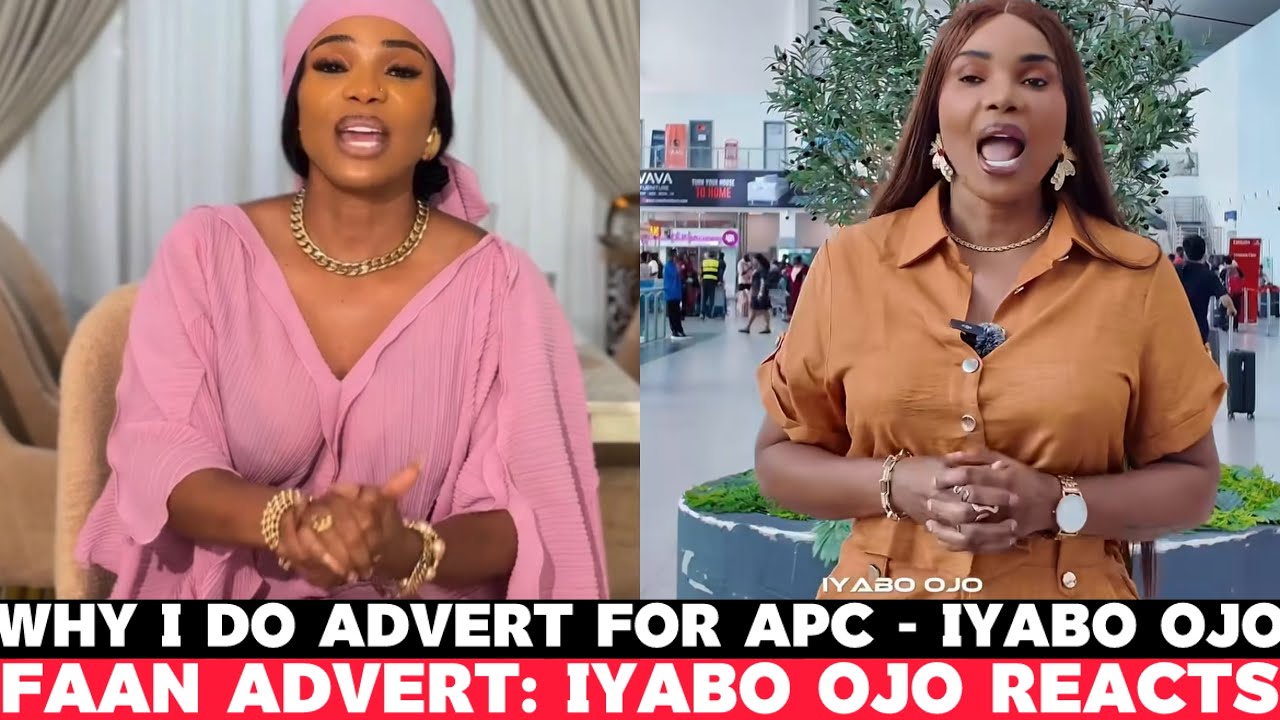 💔😭IYABO OJO Finally Reacts Over Her FAAN Advert, Reveals Why She Accepted to Do Advert for APC