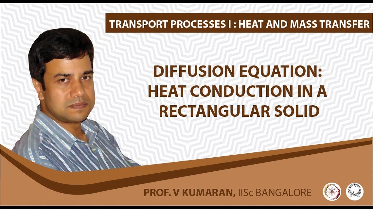 Diffusion equation: Heat conduction in a rectangular solid