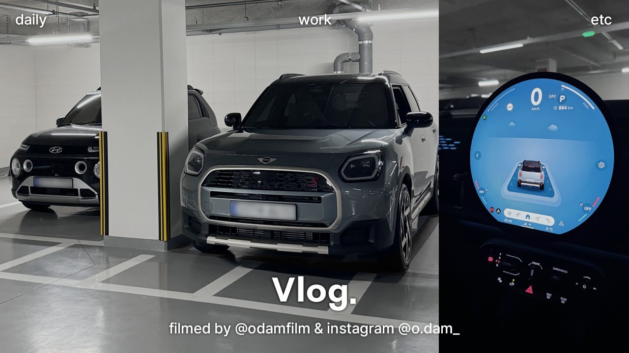 Year-end office worker Vlog, new car release day (feat. BMW mini countryman), 2025 diary