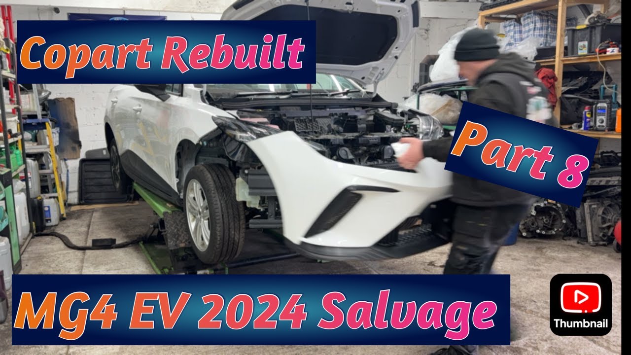 MG4 SE EV 2024 FROM COPART SALVAGE REBUILD CAT S PART 8