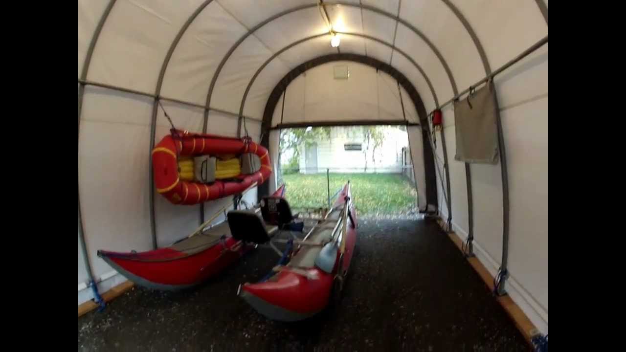 Shelter Logic 14' x 28' x 12' Round Top Garage