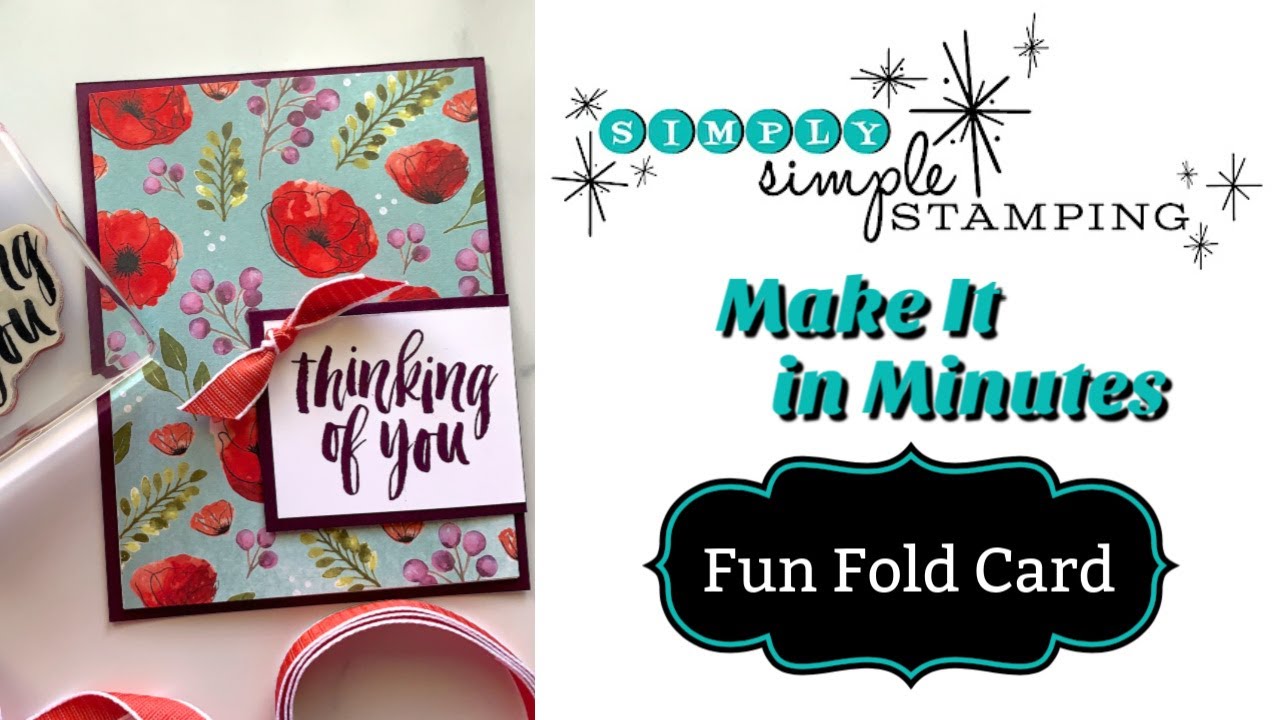 A Fun Fold Card You Can Make in Minutes