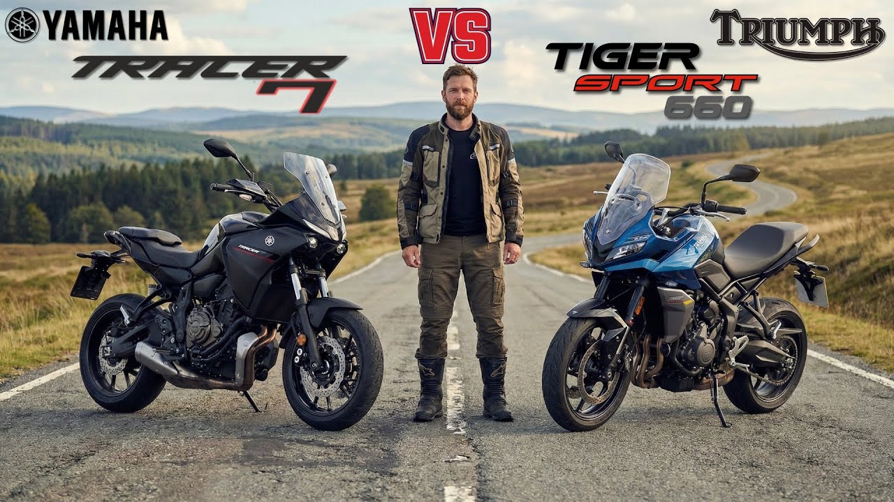 Новый Triumph Tiger Sport 660 2026 года против Yamaha Tracer 7!! - Война мотоциклов среднего клас...