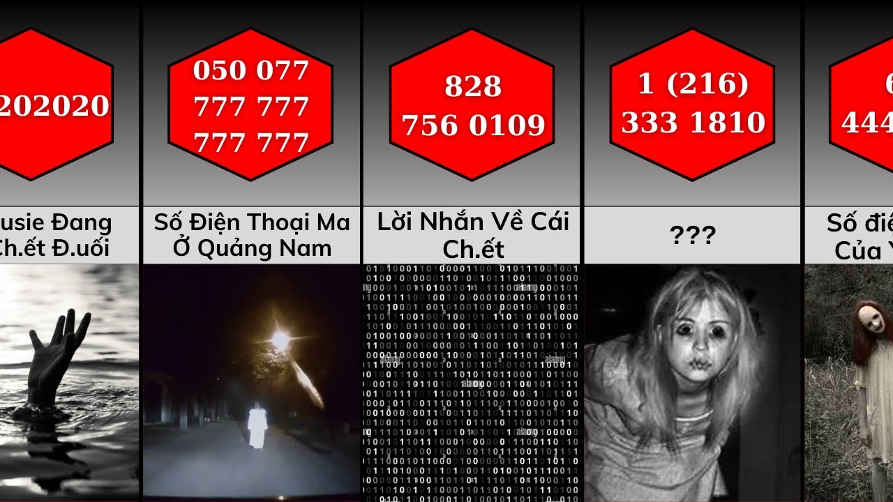Series Kinh Dị | So S&aacute;nh: Những Số Điện Thoại Đ&aacute;ng Sợ Nhất Bạn Tuyệt Đối KH&Ocirc;NG Được Gọi