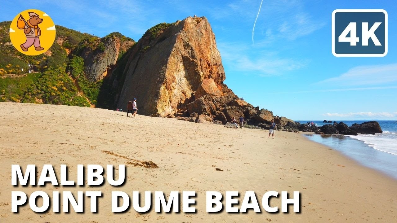 Point Dume State Beach Walking Tour, Malibu CA | 4k Ultra HD | 🔊 Binaural Sound