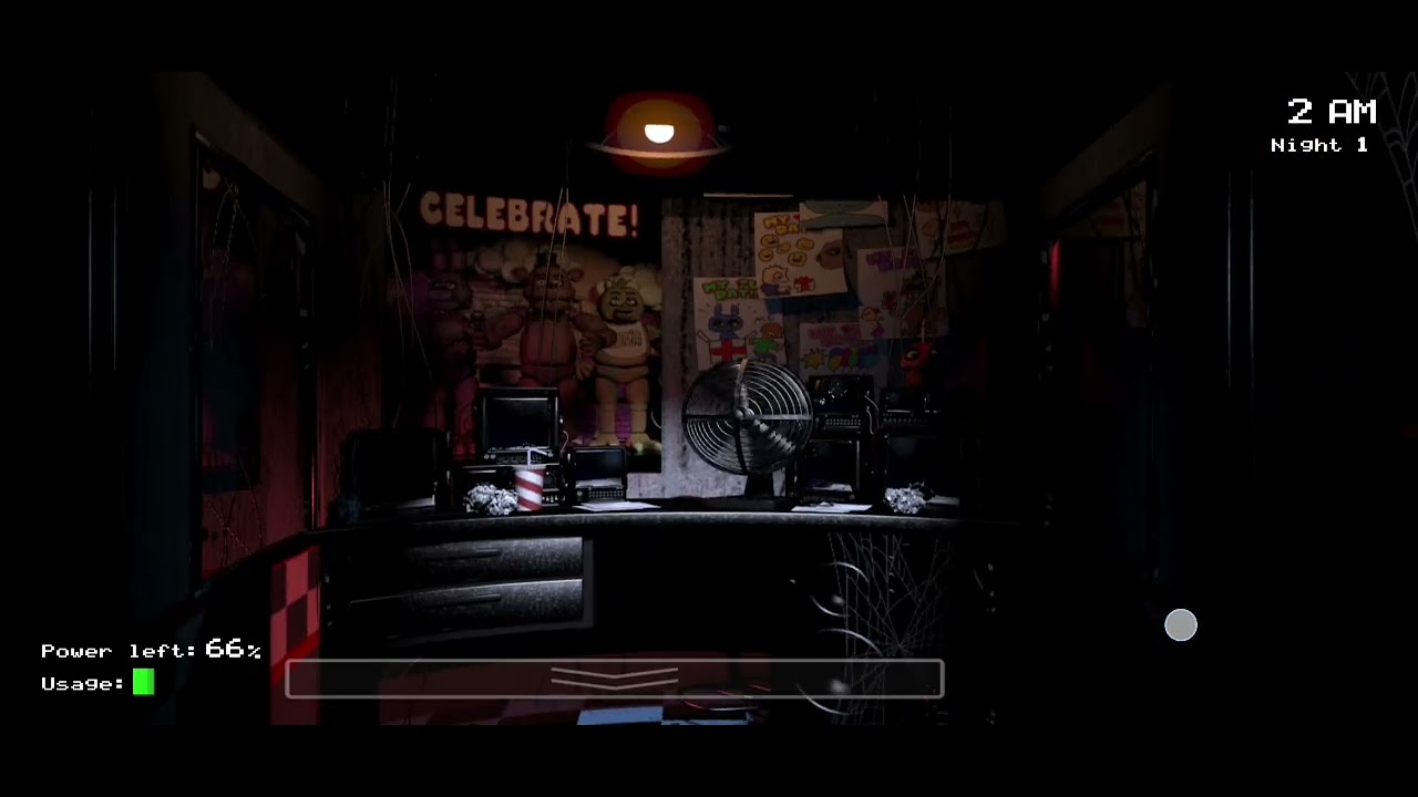 Bugün FİVE NİGHTS AT FREEDY`S oynuyoruz