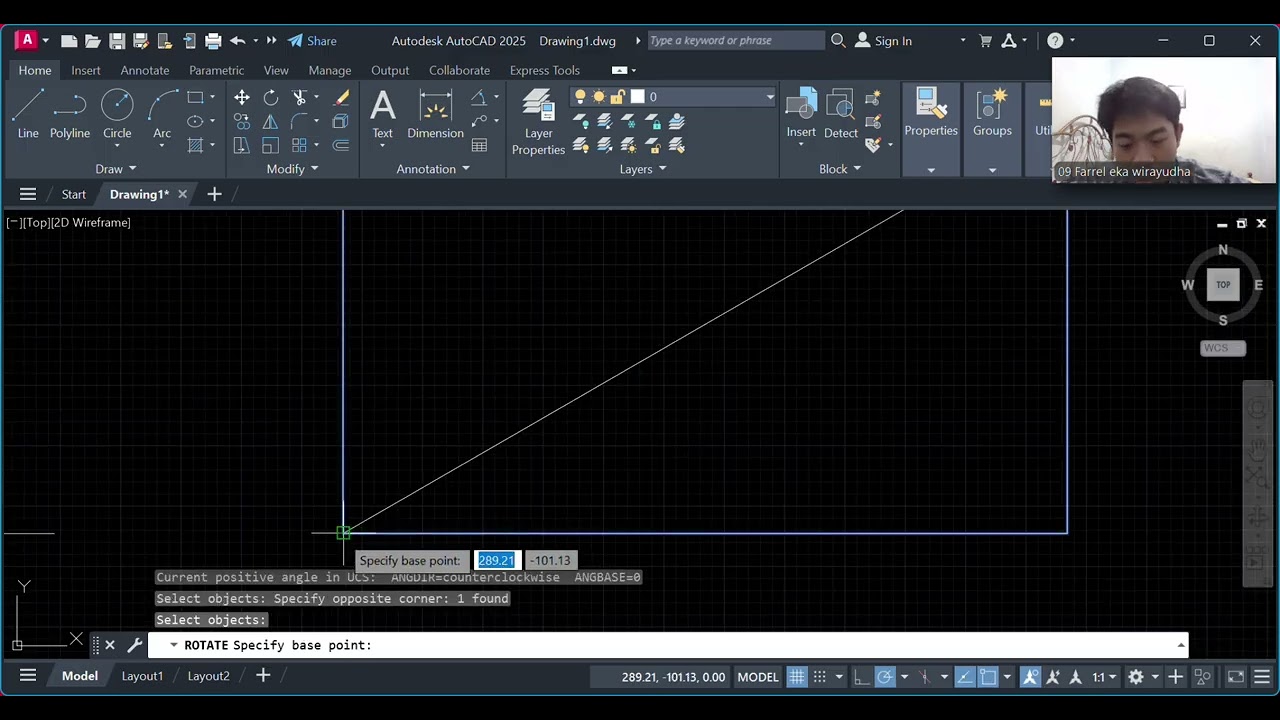Tutorial penggunaan beberapa fitur di modify Autocad 2025