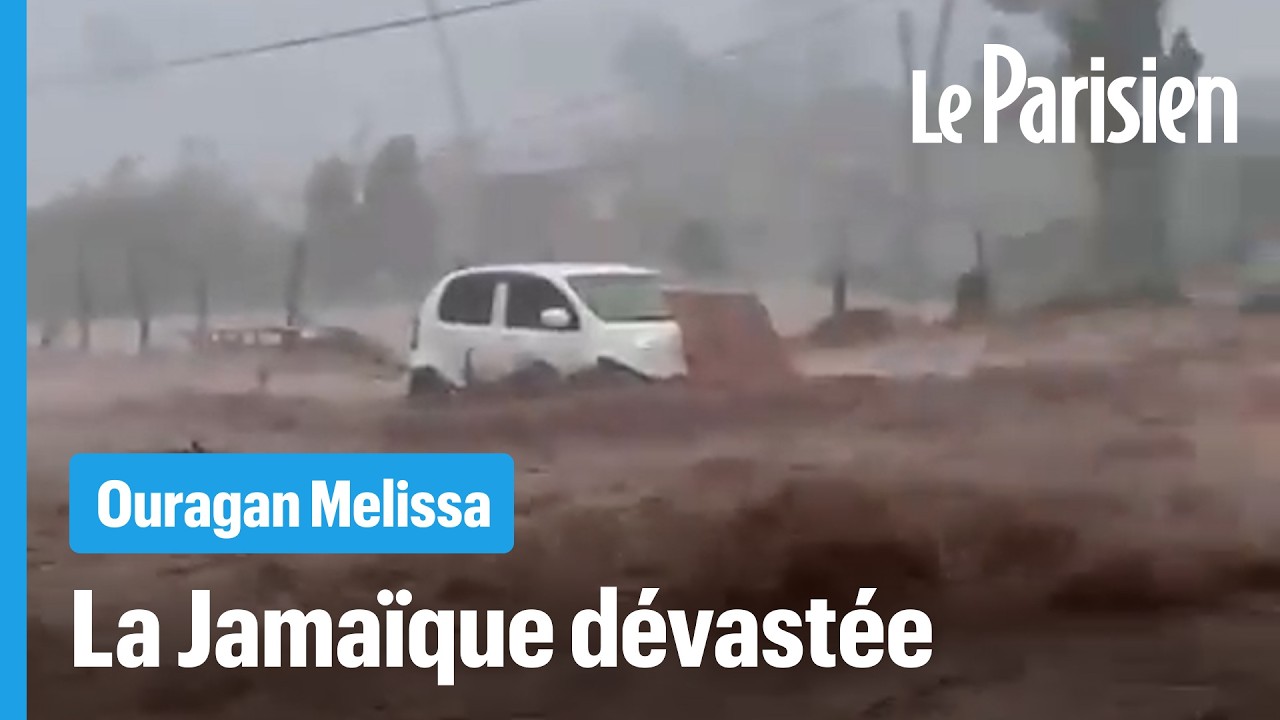 Ouragan Melissa : scènes d’apocalypse en Jamaïque avec des vents à 300 km/h
