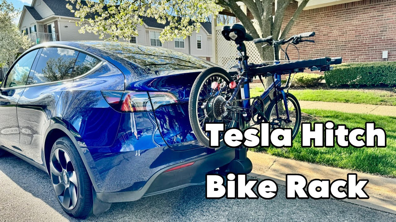 Распаковка и установка крепления для велосипеда Tesla Hitch