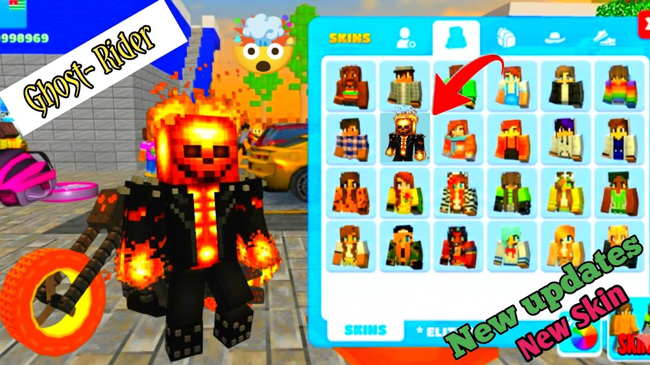 New Skin Ghost Rrider School Party Craft New Update
