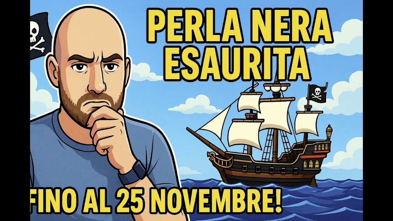 ASSURDO! La Perla Nera esaurita subito: ora arriva solo a FINE NOVEMBRE