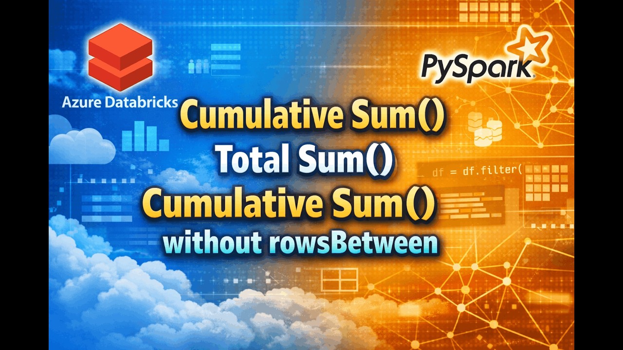 43  CumSum, Total Sum, CumSum without rowsBetween