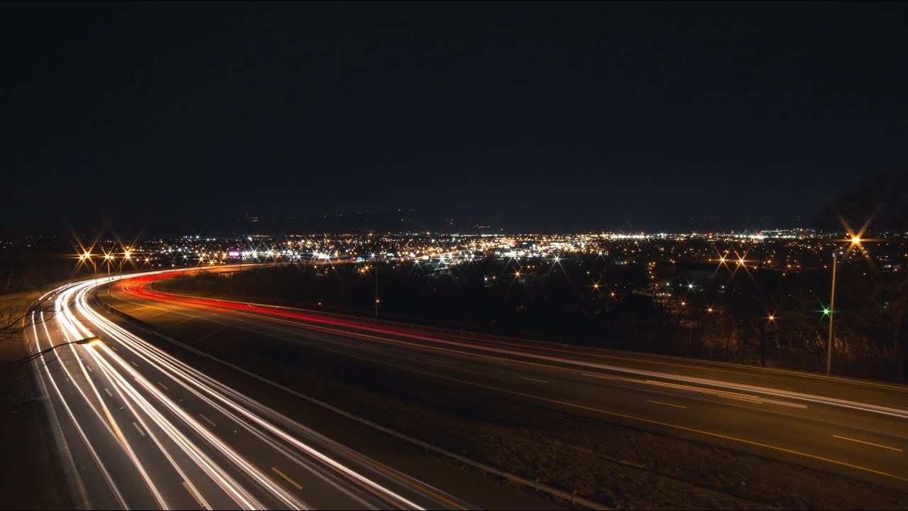 The city at night and you.