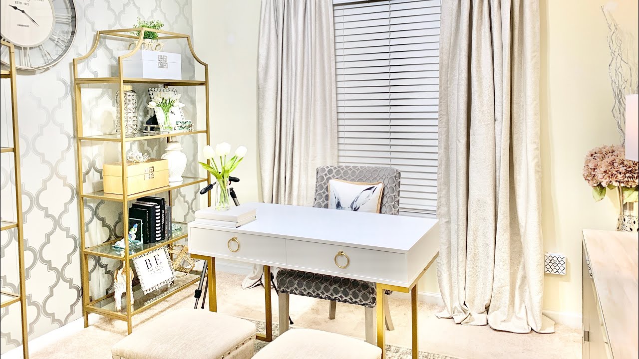 2020 HOME OFFICE Makeover on a budget