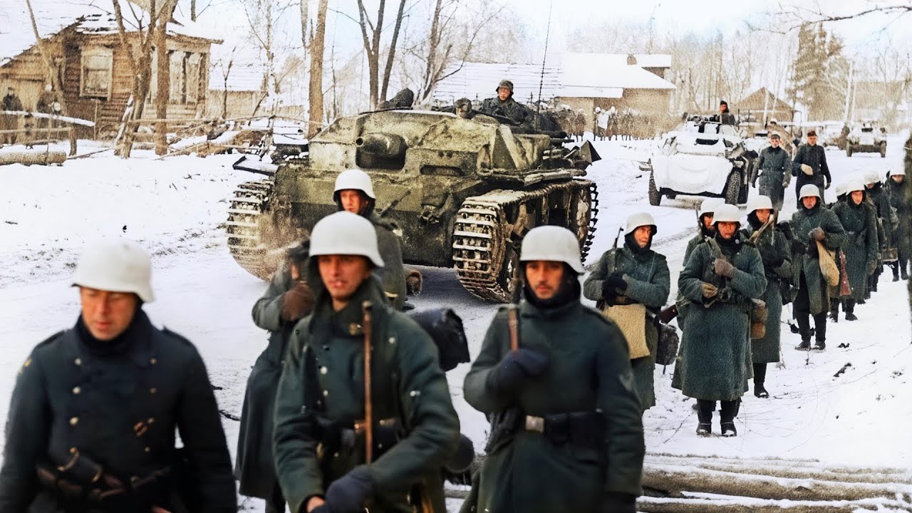 Уникальная немецкая кинохроника Московской битвы (1941) Операция 
