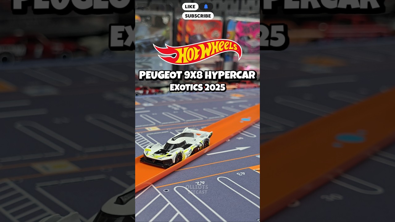 Hot Wheels Peugeot 9X8 Hypercar 2025