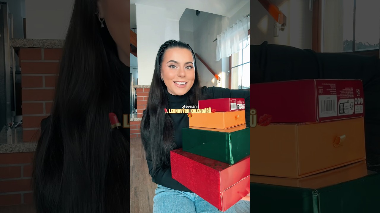 otevírání lednových kalendářů😍🎁 ig: strynclovalucie 