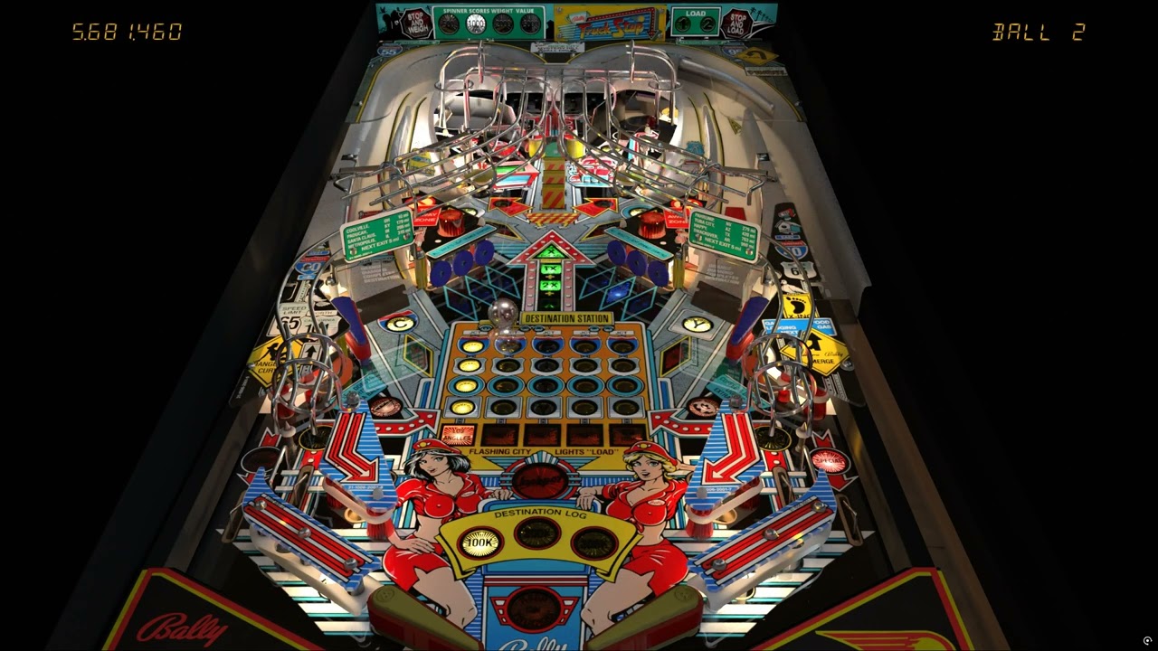Truck Stop (Bally 1988) - Mecha Enron - VPX / Visual Pinball X - Jackpot!